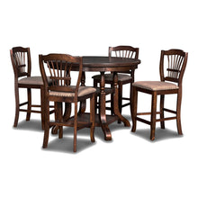 Load image into Gallery viewer, Bixby - Counter Table &amp; 4 Chairs - Espresso
