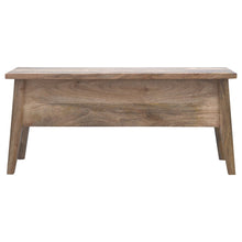Load image into Gallery viewer, Lid Up Storage Bench - Oak
