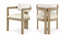 Load image into Gallery viewer, Ravina - Upholstered Dining Chair With Stained Natural Base (Set of 2)
