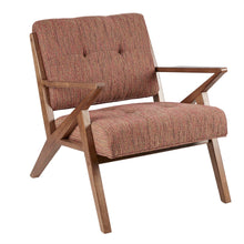 Load image into Gallery viewer, Lounge Chair With Tufted Upholstery And Solid Frame
