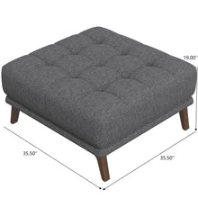 Load image into Gallery viewer, Addison - Square Upholstered Ottoman
