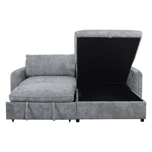 Finn - 2 Piece Sectional (LAF Sofa/Chaise) - Gray
