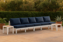 Load image into Gallery viewer, Nizuc - Outdoor Patio 4 Seat Armless Modular Sofa With White Frame
