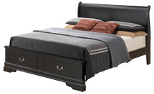 Load image into Gallery viewer, Upholstered Panel Sleigh Bed Design
