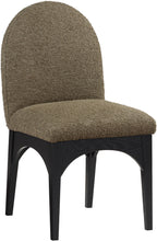 Load image into Gallery viewer, Waldorf - Boucle Dining Side Chair With Black Legs
