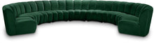 Load image into Gallery viewer, Infinity - 9 Piece Velvet Modular Sectional
