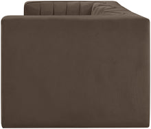 Load image into Gallery viewer, Rummi - Velvet Performance Fabric Upholstered 3 Piece Modular Sofa
