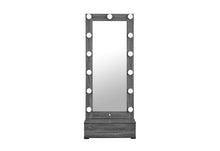 Load image into Gallery viewer, Lexi - Tall Mirror With Drawer And Speakers - Gray

