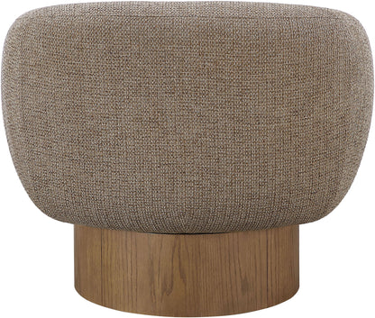 Avella - Interwoven Fabric Swivel Accent Chair