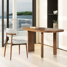 Load image into Gallery viewer, Locke - Modern Upholstered Dining Chair With Frame - Salt / Pepper
