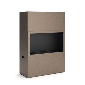 Midnight Mountain - Freestanding Fireplace - Light Brown - Ego Home Furniture