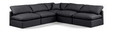 Load image into Gallery viewer, Indulge - Faux Leather 5 Piece Modular Corner Armless Sectional
