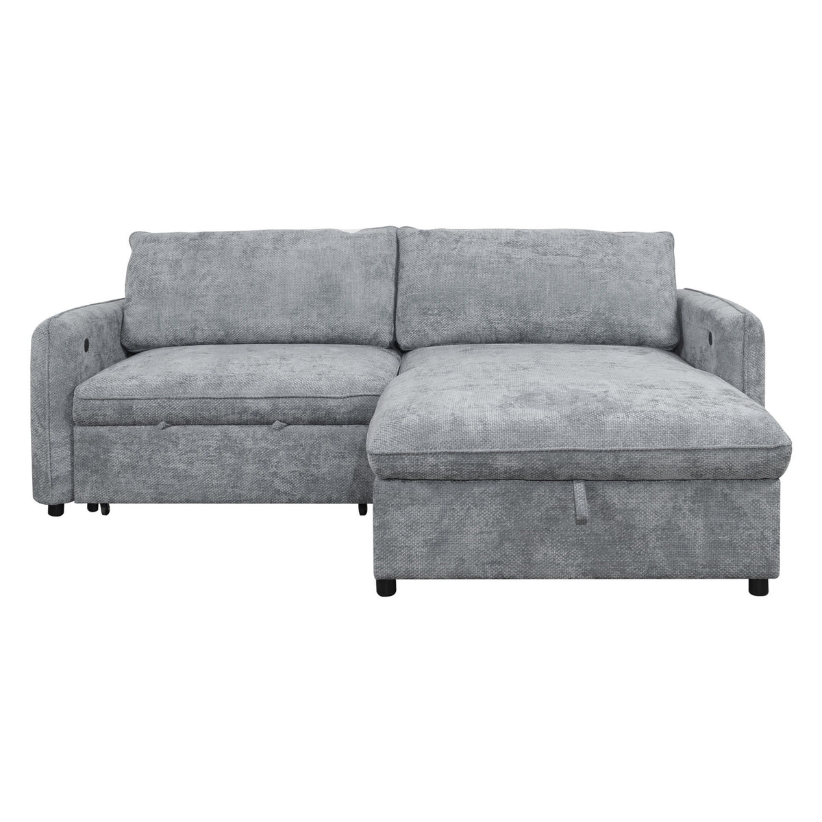 Finn - Loveseat With Pop-Up Sleeper - Gray