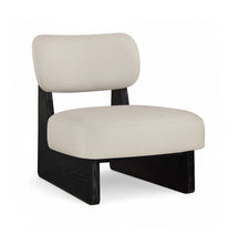 Load image into Gallery viewer, Vetra - Vegan Leather Upholstered Accent Chair - Taupe / Painted Black

