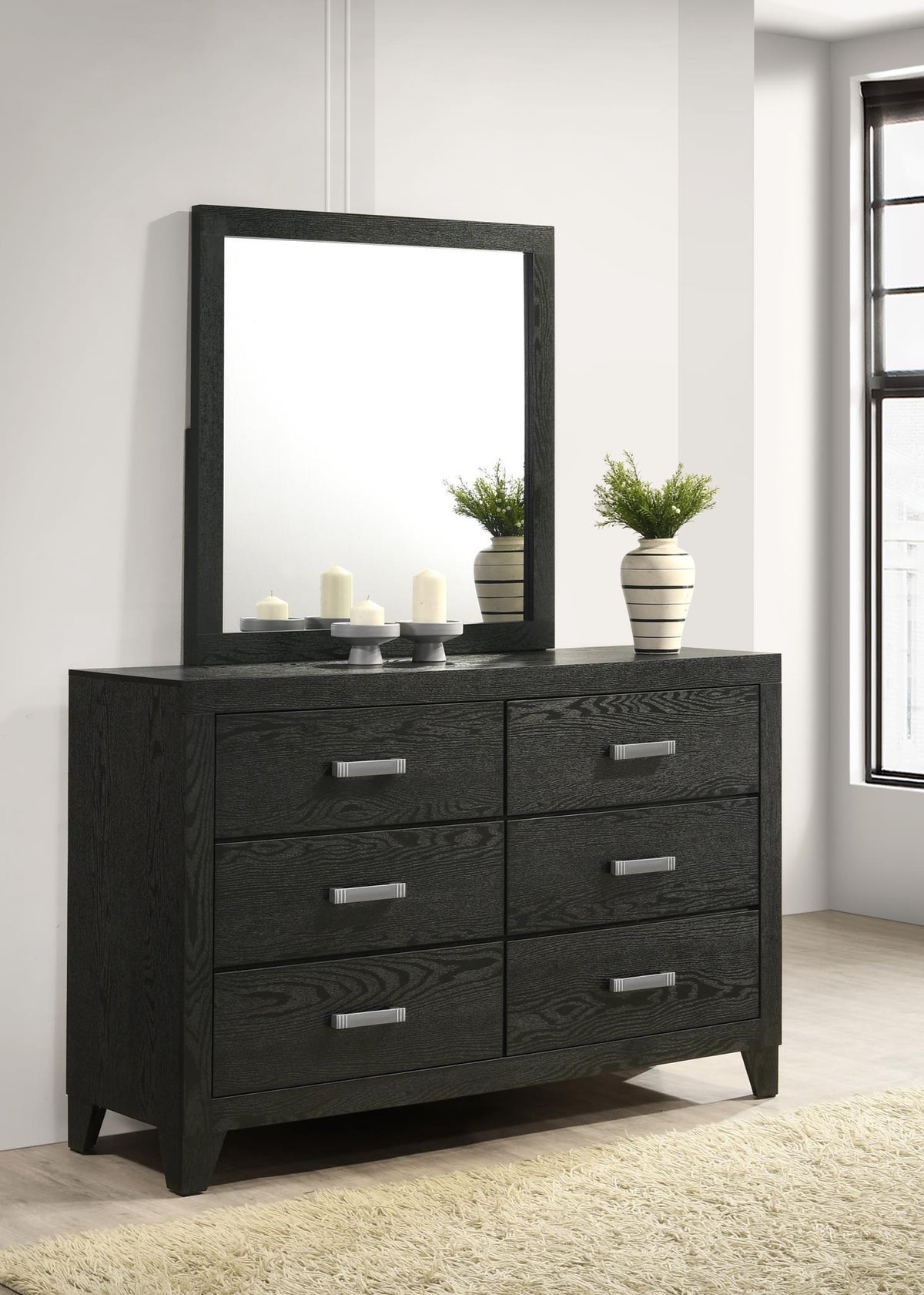 B385 - Mirror - Black