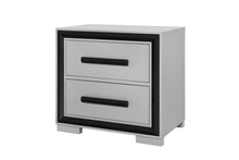 Load image into Gallery viewer, Amelia - Nightstand With Cooler And Speaker - Black / Gray
