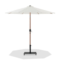 Load image into Gallery viewer, Fiji - Aluminum Patio Umbrella With Square Black And Teak Base
