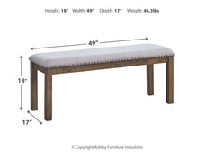 Load image into Gallery viewer, Moriville - Upholstered Bench - Beige
