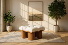 Load image into Gallery viewer, Pavilion - 4 Piece Modular Bench With Brown Base
