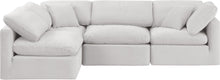 Load image into Gallery viewer, Indulge - Velvet 4 Piece Modular Sectional

