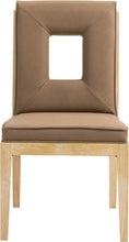 Load image into Gallery viewer, Gwendolyn - Faux Leather Dining Side Chair With Natural Frame (Set of 2)
