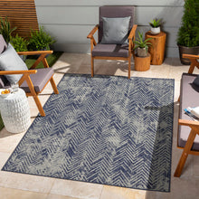 Load image into Gallery viewer, Sunshine - 5'3" X 7'3" Indoor &amp; Outdoor Polypropylene Area Rug - Blue
