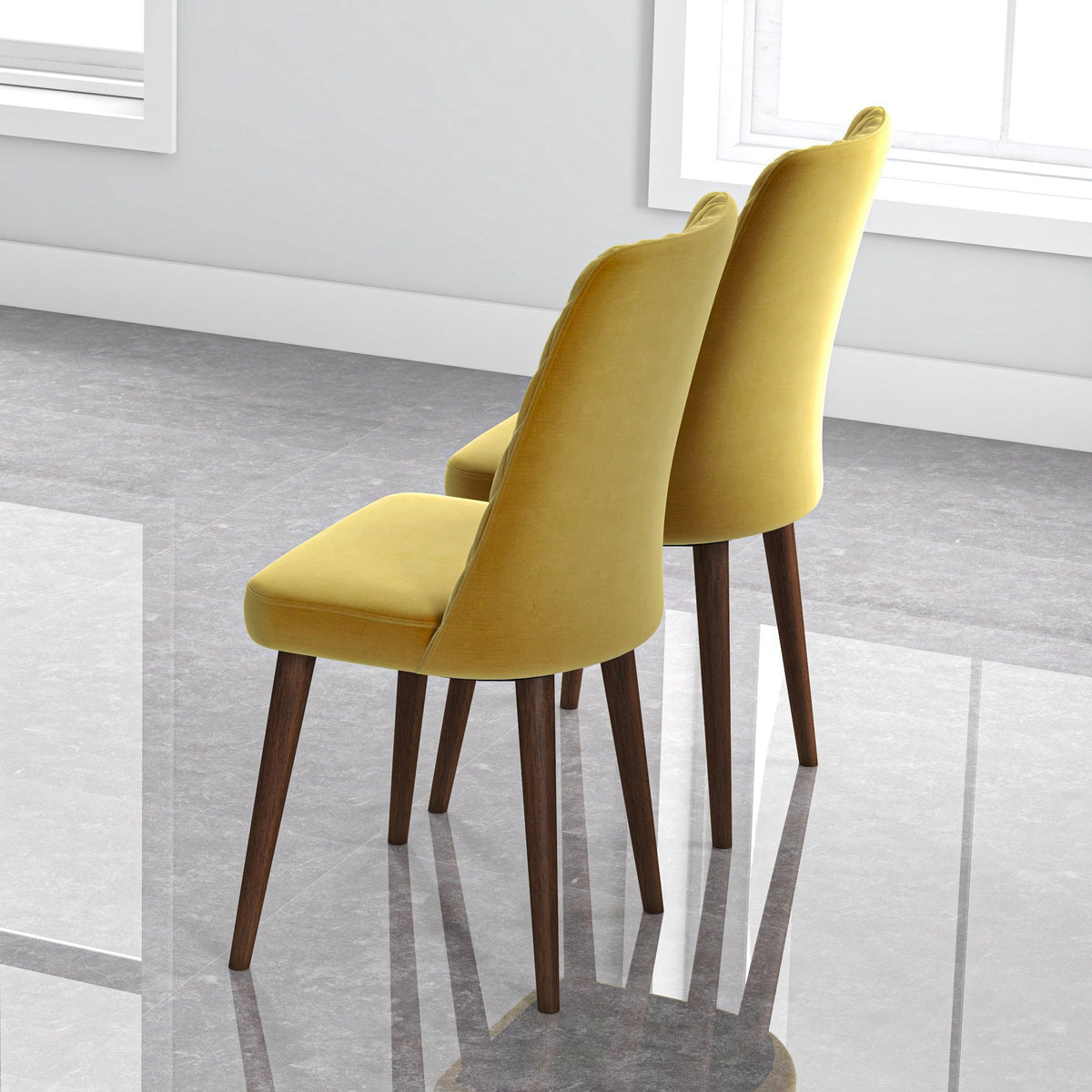 Katie - Mid-Century Modern Dining Chair (Set of 2) - Ego Home Furniture