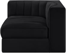 Load image into Gallery viewer, Rummi - Velvet Performance Fabric Upholstered Modular Corner Chair
