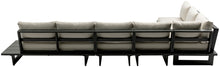Load image into Gallery viewer, Maldives - 5 Piece Water Resistant Outdoor Patio Modular Sectional With Gray Base

