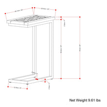 Load image into Gallery viewer, Skyler - C Side Handcrafted Table
