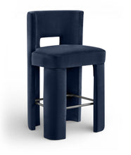 Load image into Gallery viewer, Zuno - Velvet Performance Fabric Upholstered Bar Stool (Set of 2)
