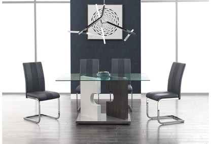 D219 - Dining Table Base - Silver