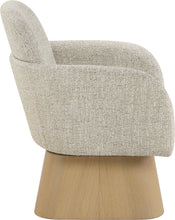Load image into Gallery viewer, Marlowe - Linen Textured Fabric Upholstered Swivel Accent Chair - Stained Natural
