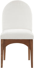 Load image into Gallery viewer, Waldorf - Chenille Dining Side Chair With Brown Legs
