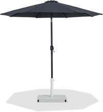 Load image into Gallery viewer, Fiji - Aluminum Patio Umbrella With Square White And Black Base
