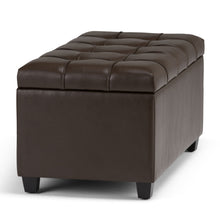 Load image into Gallery viewer, Sienna - Transitional Storage Ottoman Bench
