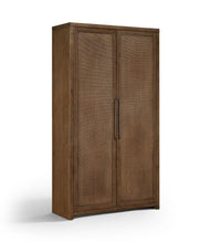 Load image into Gallery viewer, Vana - Solid Wood, Oak Veneer And Stainless Steel Storage Cabinet
