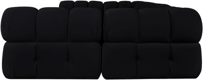 Orin - U-Shaped Velvet 6 Piece Modular Sectional