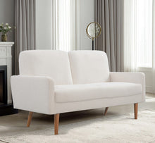 Load image into Gallery viewer, Loveseat Sofa, European Style With Sleek Design, Modern &amp; Vintage Flair, Upholstered 2 Seater Couch
