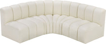 Load image into Gallery viewer, Arc - Faux Leather 4 Piece Corner Modular Sofa
