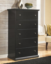 Load image into Gallery viewer, Maribel - Five Drawer Chest - Black
