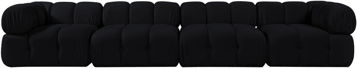 Orin - Fabric Velvet 4 Piece Modular Sofa