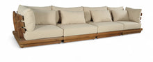 Load image into Gallery viewer, Mirella - 4 Piece Water Resistant Fabric Outdoor Patio Modular Sectional

