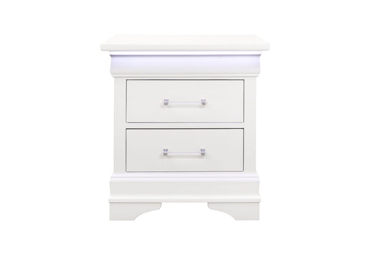 Charlie - 4 Piece Twin Bedroom Set (Twin Bed, Dresser, Mirror And Nightstand) - White