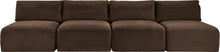 Load image into Gallery viewer, Shaggy - 4 Seat Modular Armless Sofa
