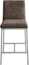 Load image into Gallery viewer, Reeves - Chenille Fabric Upholstered Counter Stool (Set of 2) - Silver Base
