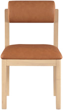 Load image into Gallery viewer, Roundhill - Faux Leather Dining Chair (Set of 2) - Natural Frame
