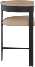 Load image into Gallery viewer, Romeo - Faux Leather Counter Stool With Black Base (Set of 2)
