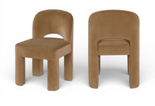 Load image into Gallery viewer, Celine - Velvet Performance Fabric Upholstered Dining Chair (Set of 2)
