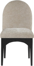 Load image into Gallery viewer, Waldorf - Chenille Dining Side Chair With Black Legs
